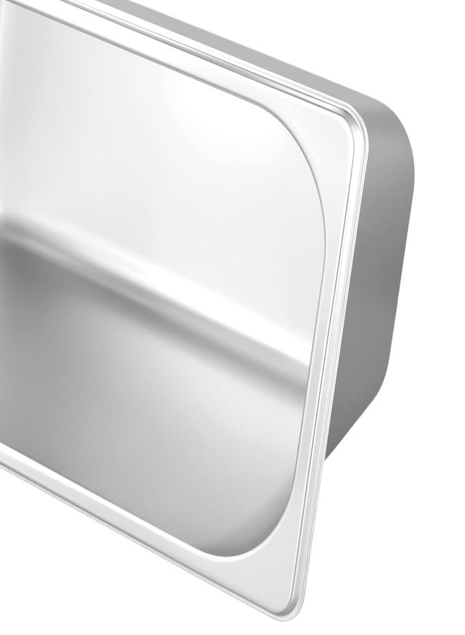 SINJEUN 6 Pack 1/3 Size Anti-Jam Hotel Pans, 6 Inch Deep Steam Table Pan, Metal Food Storage Pan for Home, Restaurant, Buffet - Image 3