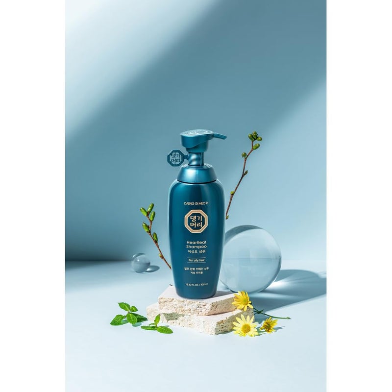 DAENG GI MEO RI - Shampoo for Oily Hair - Korean Scalp Care, Sebum Control, Herbal Extracts - K-Beauty Hair Cleanser - 400ml 13.5FL OZ, Heartleaf ì–´ì„±ì´ˆ - Image 5