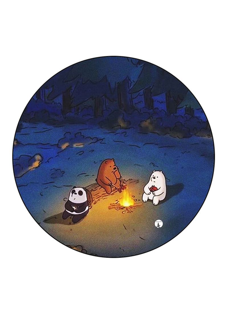 RKN We Bare Bears Printed Mouse Pad  Multicolour