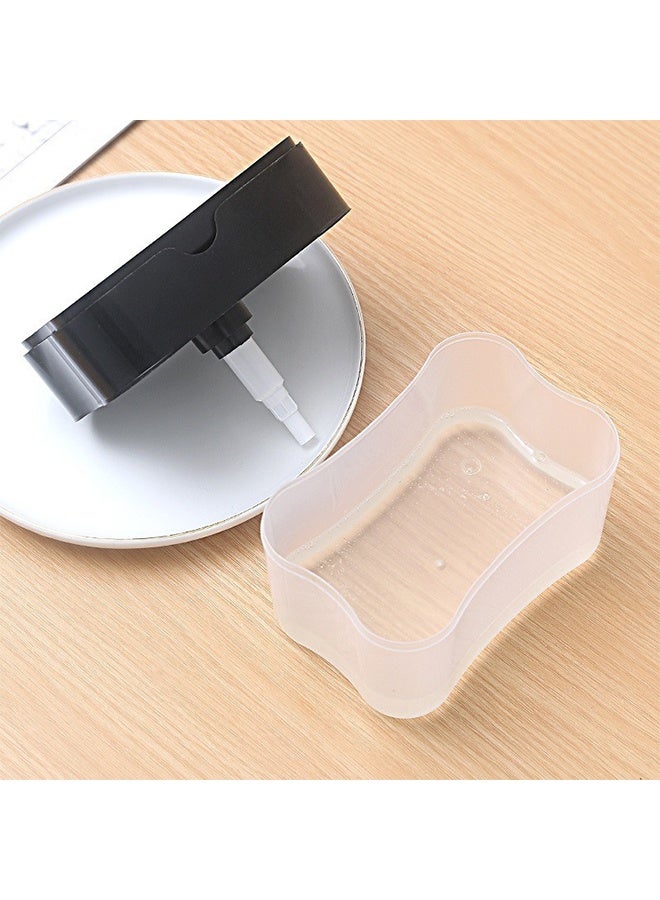 موزع صابون وحامل إسفنجة لمغسلة المطبخ موزع سائل غسيل الأطباق - Image 3