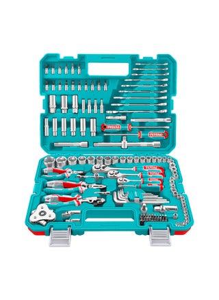 Total Professional Tool Set, 135 Pieces, Mechanics Socket and Hand Tool Kit with Carrying Case - pzsku/Z24FC078D3BCAE3EA8A60Z/45/1750232139/7f7483ed-b81a-4795-92bf-564b62923be1