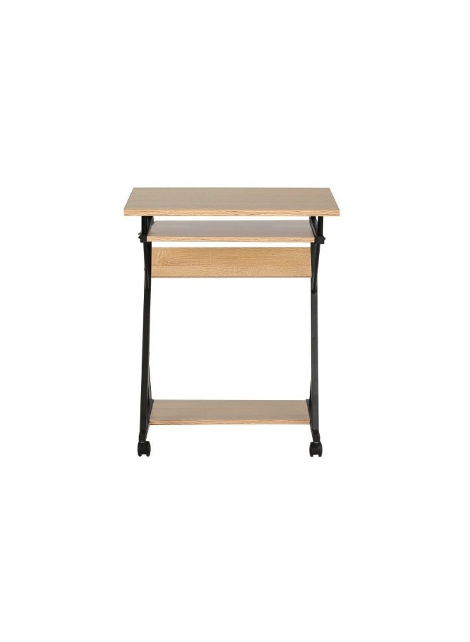 DANUBE HOME مجموعة أنهالت من 1 مكتب و1 كرسي دراسة - بلوط فاتح/رمادي - Image 3