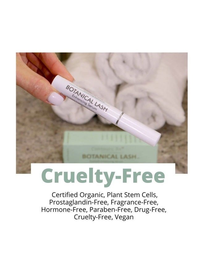 Contours RX Botanical Lash & Brow Eyelash Enhancing Serum with Plant Stem Cells, Biotin & Peptides - Stronger, Thicker, Fuller Lashes, Cruelty-Free, 5ml - Image 3