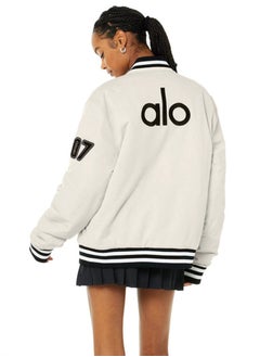 alo alo Embroidery College style baseball jacket jacket  - Image 2