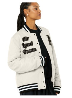 alo alo Embroidery College style baseball jacket jacket  - Image 3