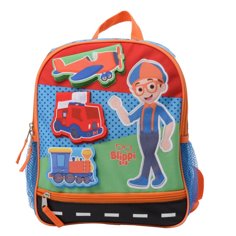 Blippi Vehicle Fun Interactive Mini Backpack For Kids Boys Girls Pre School School Bag With Padded Back And Adjustable StrapsVersatile 12 - Image 2