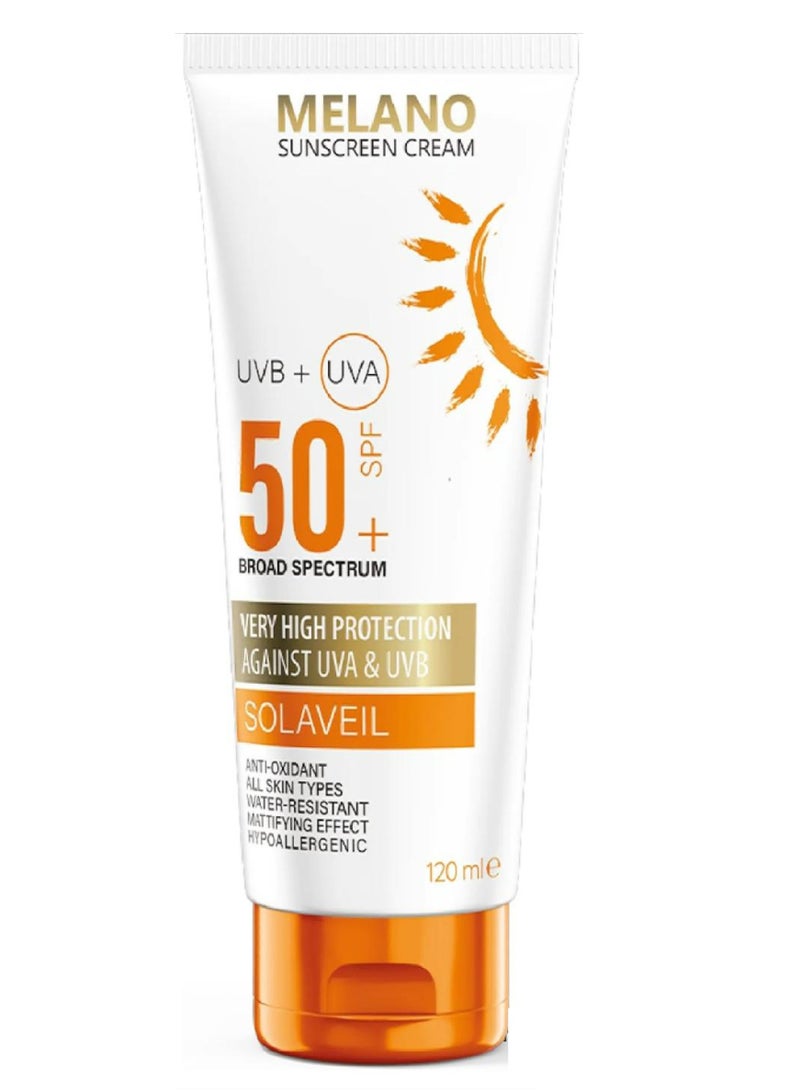 MELANO SunScreen Very High Protection Against UVA And UVB 120 ML - Image 1