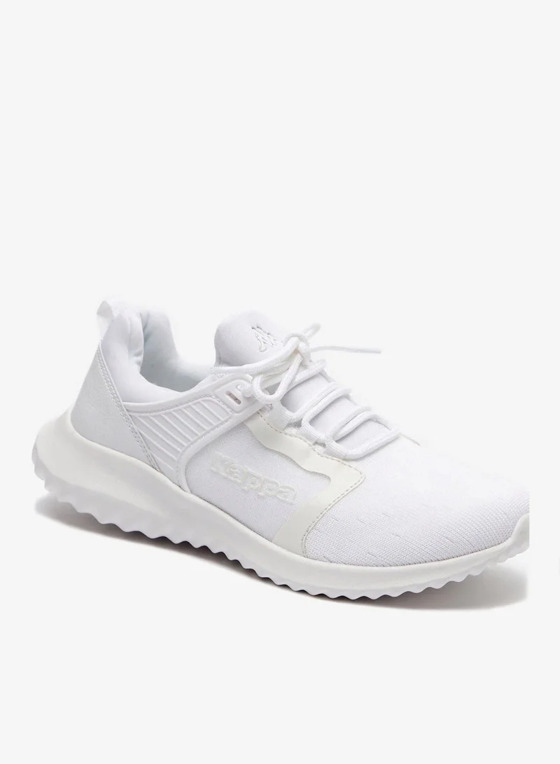 كابا أحذية جري نسائية برباط من الدانتيل باللون الأبيض