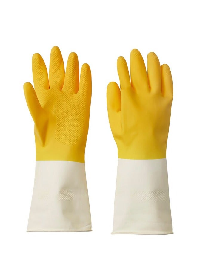 قفازات لغسيل الاطباق والتنظيف 24سم مقاس M - Image 1