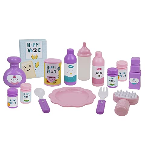 509 Crew Mermaid 21 Piece Set: Doll Stroll n Play & Care Set - Includes Stroller, Car Seat, Highchair, Play Yard, 15 Piece Accessories, & Diaper Bag/Handbag, Kids Pretend Play Ages 3+ (T818028) - Image 2