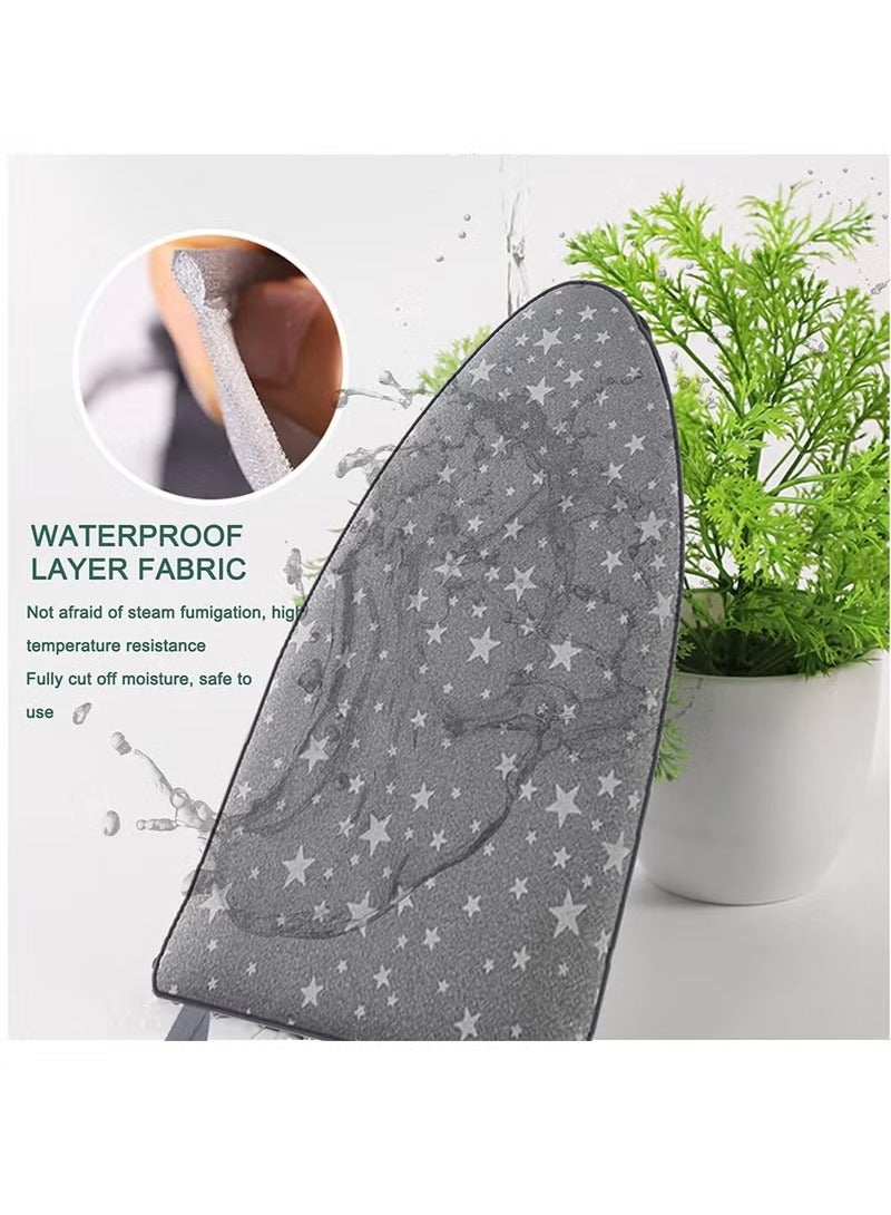 Garment Steamer Ironing Glove, Waterproof Heat Resistant Anti Steam Mitt with Finger Loop, Complete Care Protective Garment Steaming Mitt Accessories for Clothes (Grey stars)  - Image 3