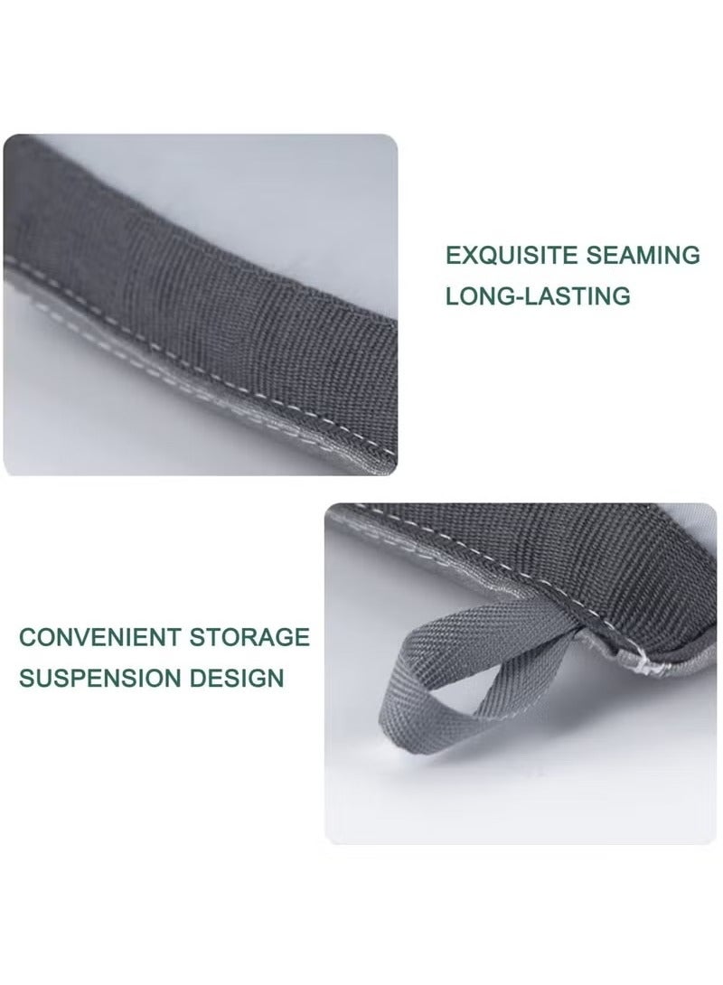 Garment Steamer Ironing Glove, Waterproof Heat Resistant Anti Steam Mitt with Finger Loop, Complete Care Protective Garment Steaming Mitt Accessories for Clothes (Grey stars)  - Image 5