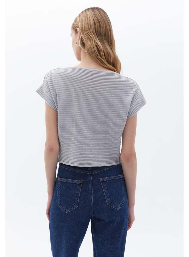 OXXO Ladies Knitted T-SHIRT  - Image 4