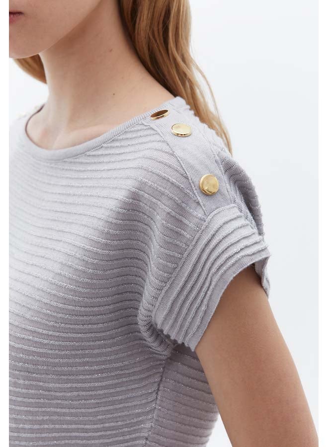 OXXO Ladies Knitted T-SHIRT  - Image 3