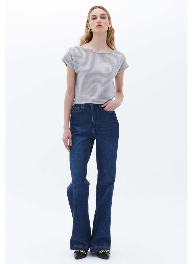 OXXO Ladies Knitted T-SHIRT  - Image 2