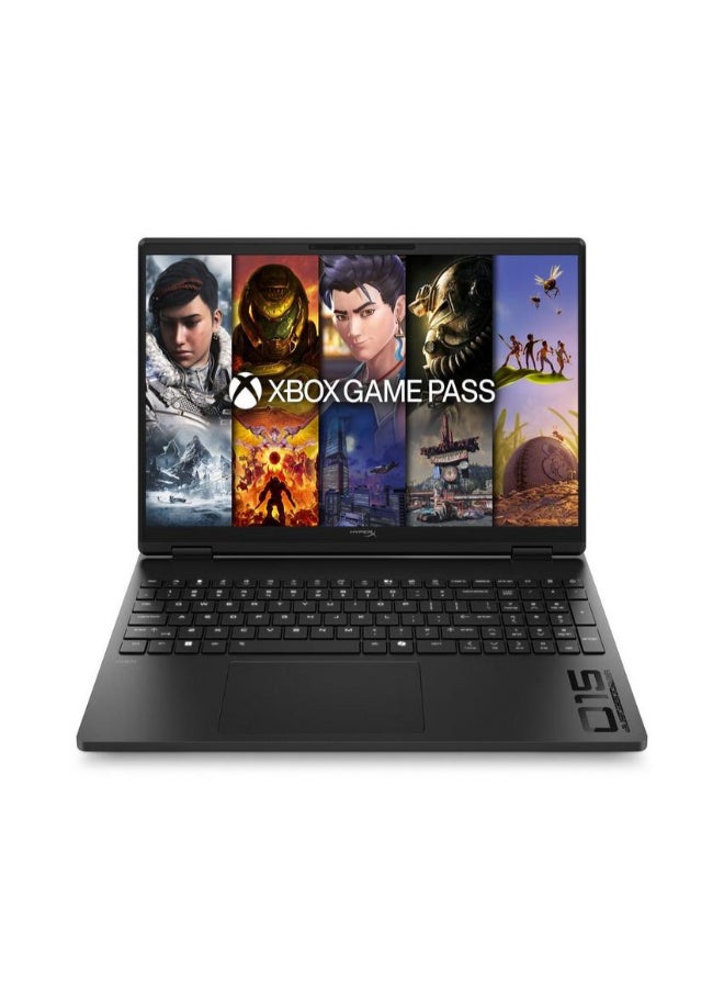 HP HyperX Omen Laptop With 15.3 Inch 3K Display, Ryzen 9 8940HX Processor/16GB RAM DDR5/1TB SSD/8GB Nvidia GeForce RTX 5070 Graphics/Windows 11 Home/ English/Arabic Shadow Black - Image 1