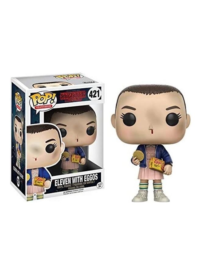 NIBEMINENT Pop Stranger Things Eleven With Eggos Vinyl Figure - Image 1