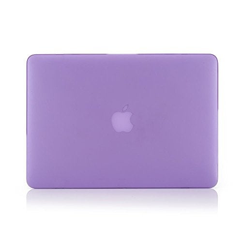 RUBAN Case for MacBook Pro 13 inch 2015 2014 2013 2012 (A1502 & A1425 Models), Plastic Hard Shell Case & Keyboard Cover for Old Version MacBook Pro Retina 13 Inch, Purple - Image 2
