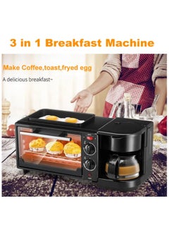 SILVER CREST 3-in-1 Multifunctional Breakfast Maker With Coffee Pot And Frying Pan & Oven  - Image 2