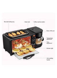 SILVER CREST 3-in-1 Multifunctional Breakfast Maker With Coffee Pot And Frying Pan & Oven  - Image 3