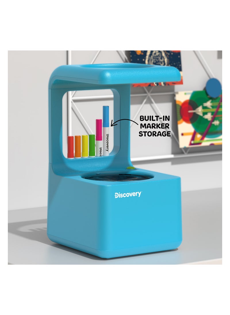 Discovery Discovery Kids Wall and Ceiling  Doodle Sketch Projector STEM Light Art Station, with Six Colour Markers  - Image 3