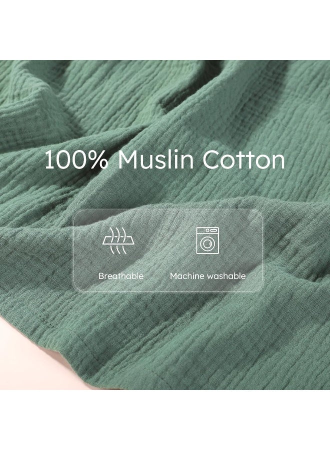يووفوس Yoofoss 2 Pack Muslin Nursing Cover for Breastfeeding - Image 4