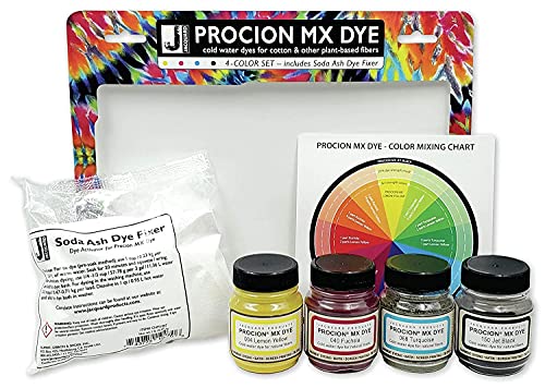 Jacquard Procion Tie Dye Powder Set 2/3oz Jars - Permanent & Washable - for Fabric & Clothing Dye - Image 2