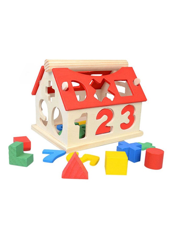 لعبة التعلم المبكر للعد بتصميم غرفة بأشكال أرقام مفرغة One Size - Image 1