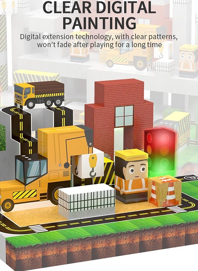 Beauenty 138PCS Blocks for Boys Girls Age 3-8 STEM Montessori Sensory Toys for Toddlers Gifts for 3+ Years Old Kids 2CM Building Cubes Must Haves Construction Toys (style 4) - Image 4