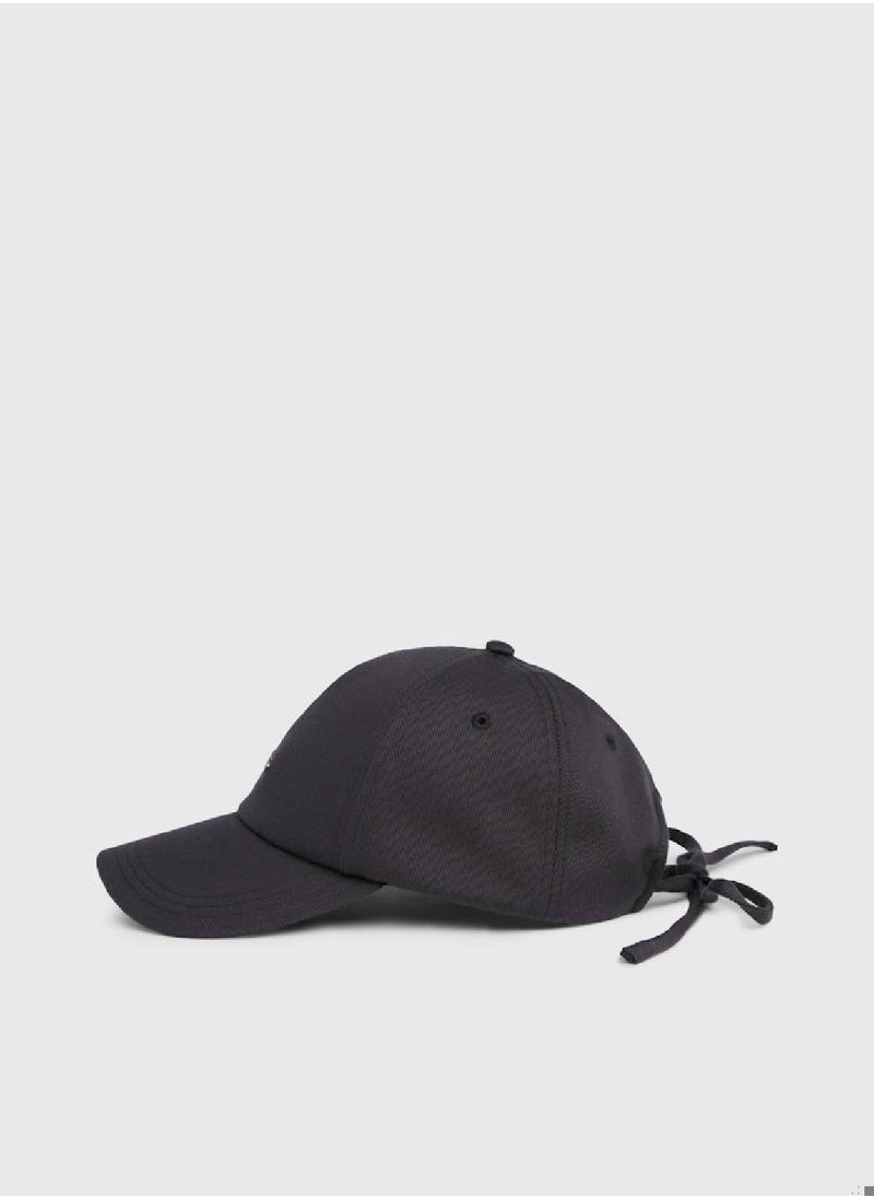 CALVIN KLEIN Women's Canvas Cap - Cotton, Black  - Image 4