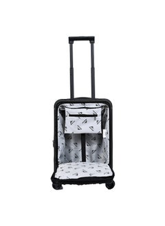 MORANO Morano Hard case luggage for Unisex ABS Lightweight 4 Double Wheeled Suitcase with Built-In TSA Type lock (Carry-On 20-Inch, Black)  - Image 3