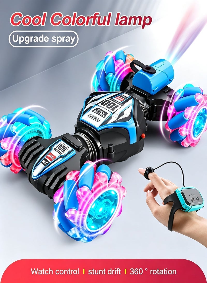 xppier RC Stunt Car Remote Control Cars RC Watch Gesture Sensor Electric Toy Car, Gift for boys - Image 3