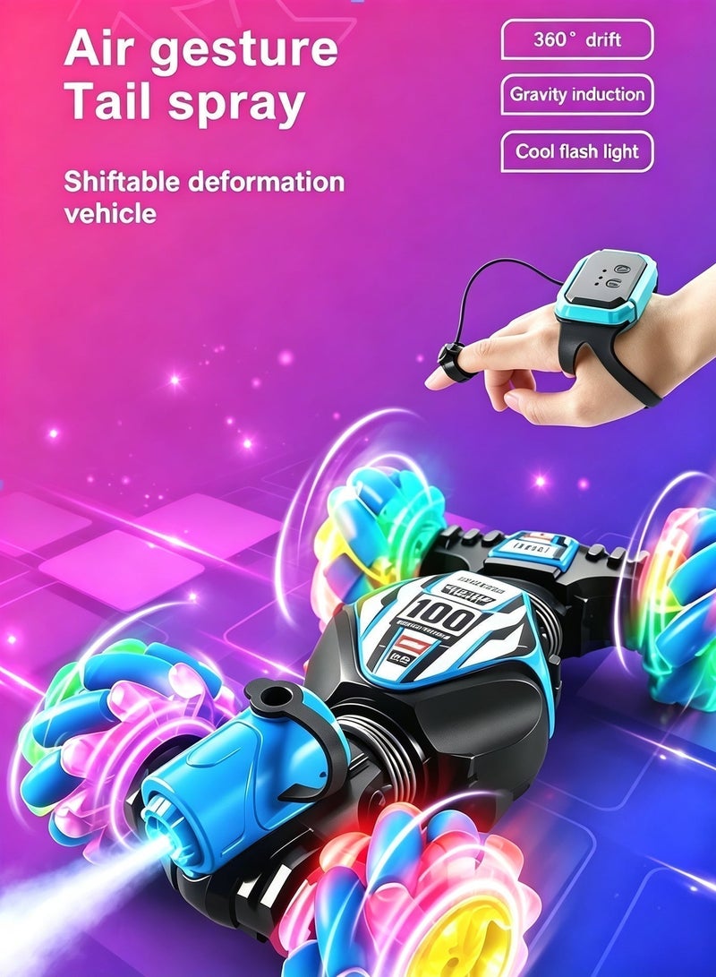xppier RC Stunt Car Remote Control Cars RC Watch Gesture Sensor Electric Toy Car, Gift for boys - Image 2