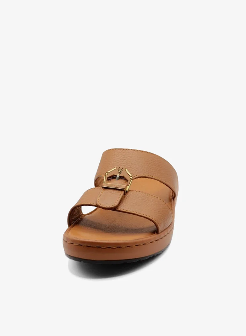 Al Reem Al Reem Z8028 Tan Leather Men's Arabic Sandal's