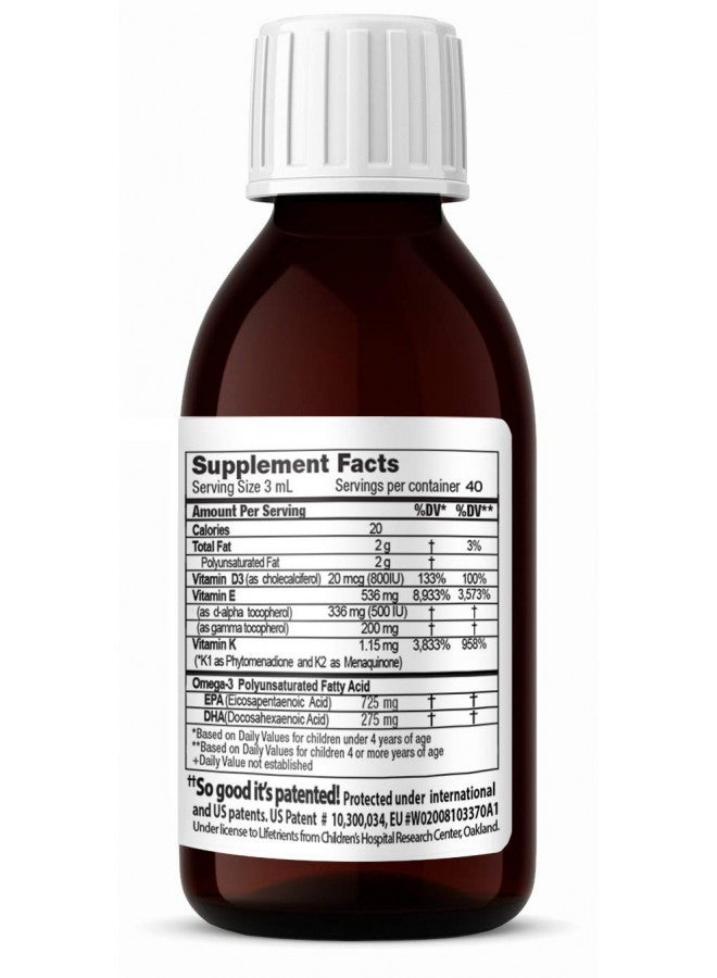 Lifetrients Lifetrients Speak+D Pure Oil Natural Lemon 4.05 oz Pediatrician Formulated to Support Children with Special Nutritional Requirements Enhanced with Omega-3, Vitamin E, Vitamin D & Vitamin K  - Image 3