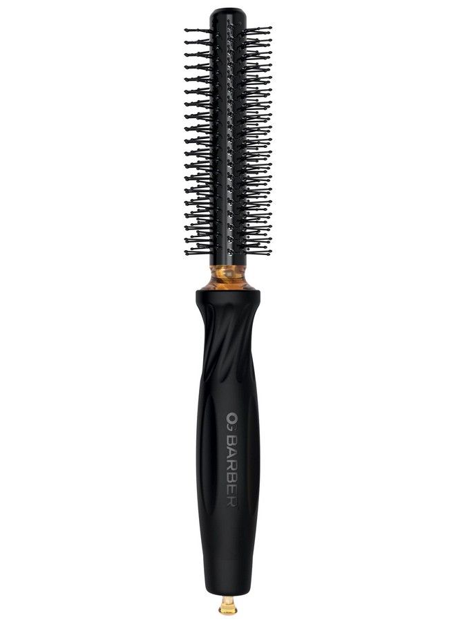 Olivia Garden Og Barber Round Brush With Ceramic Coated Barrel Quick Drying And Vshaped Bristles For Easy Styling On Men Hair 1/2 Inch - Image 2
