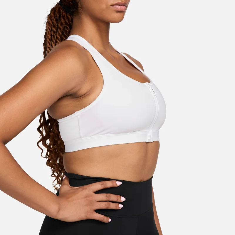 Nike Women's Swoosh Front Zip Medium-Support Padded Sports Bra
