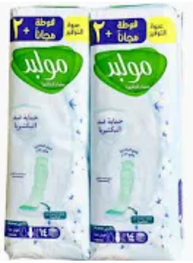 Molped Extra long pad, 14 pads, 2-piece