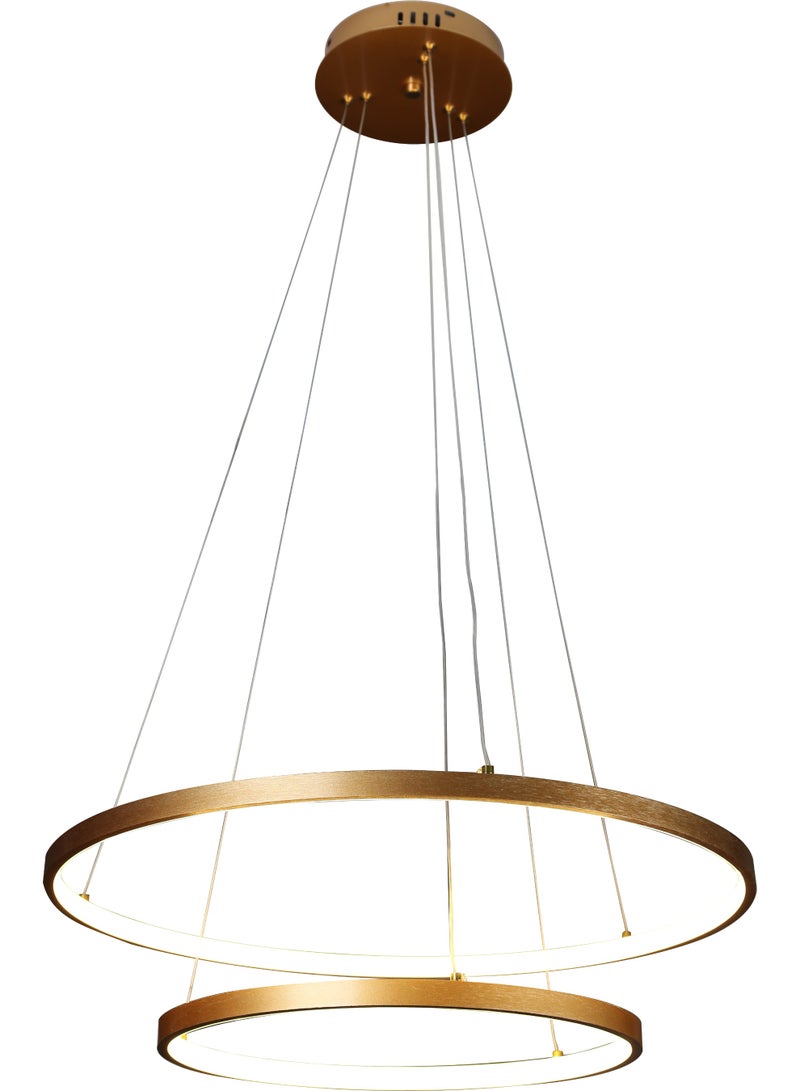 Hummer Modern golden chandelier, lighting color yellow, 400*600, 42 watts - Image 4