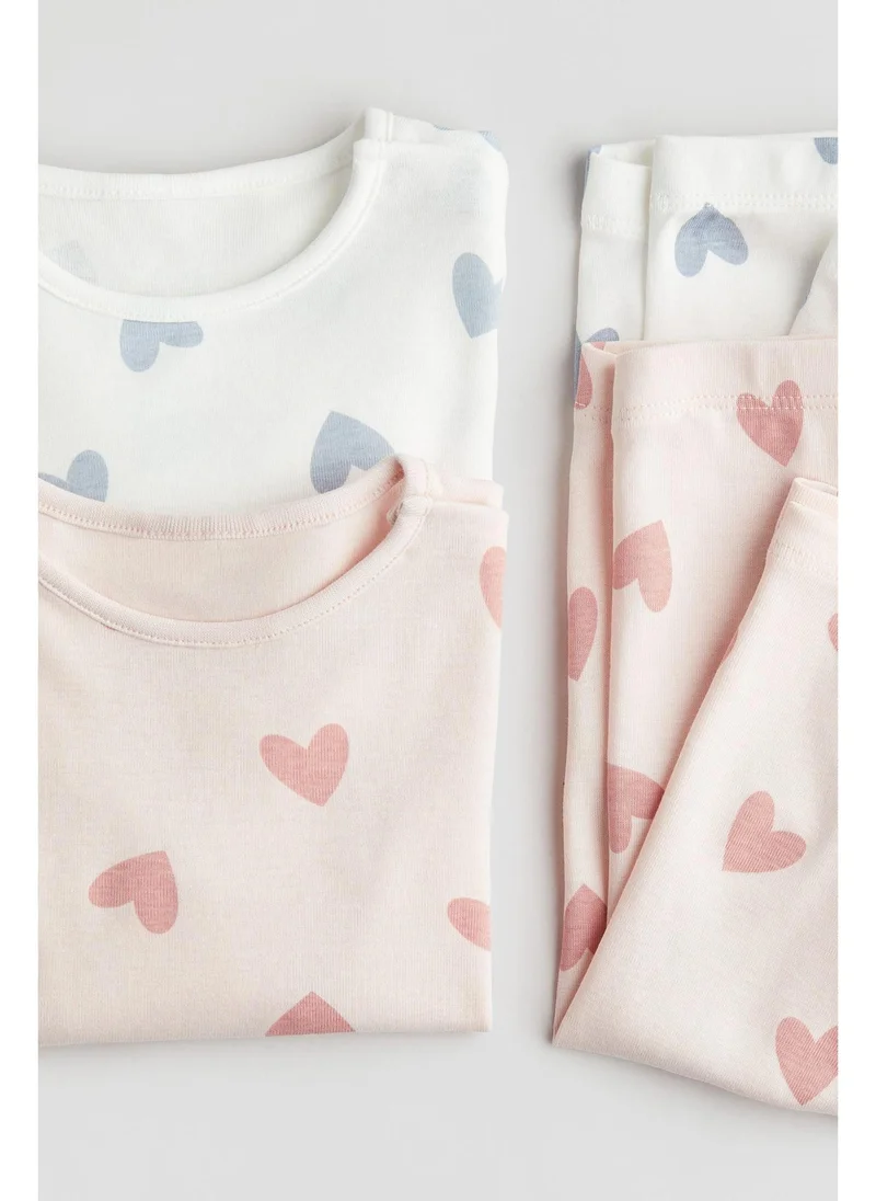 H&M 2-pack printed cotton pyjamas
