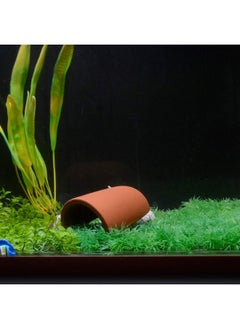 Saim Saim Ceramic Spawning Cone Fish Breeding Cave Hiding Shelter Aquarium Decor Cave Fish Tank Ornaments with 3 Fish Decorations for Fish Reptiles  - Image 2