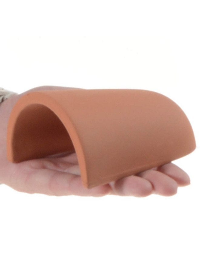 سايم كهف تربية الأسماك المخروطي الخزفي من Saim، ملجأ للاختباء، ديكور حوض السمك، كهف، زينة حوض السمك مع 3 زخارف سمكية للأسماك والزواحف - Image 5