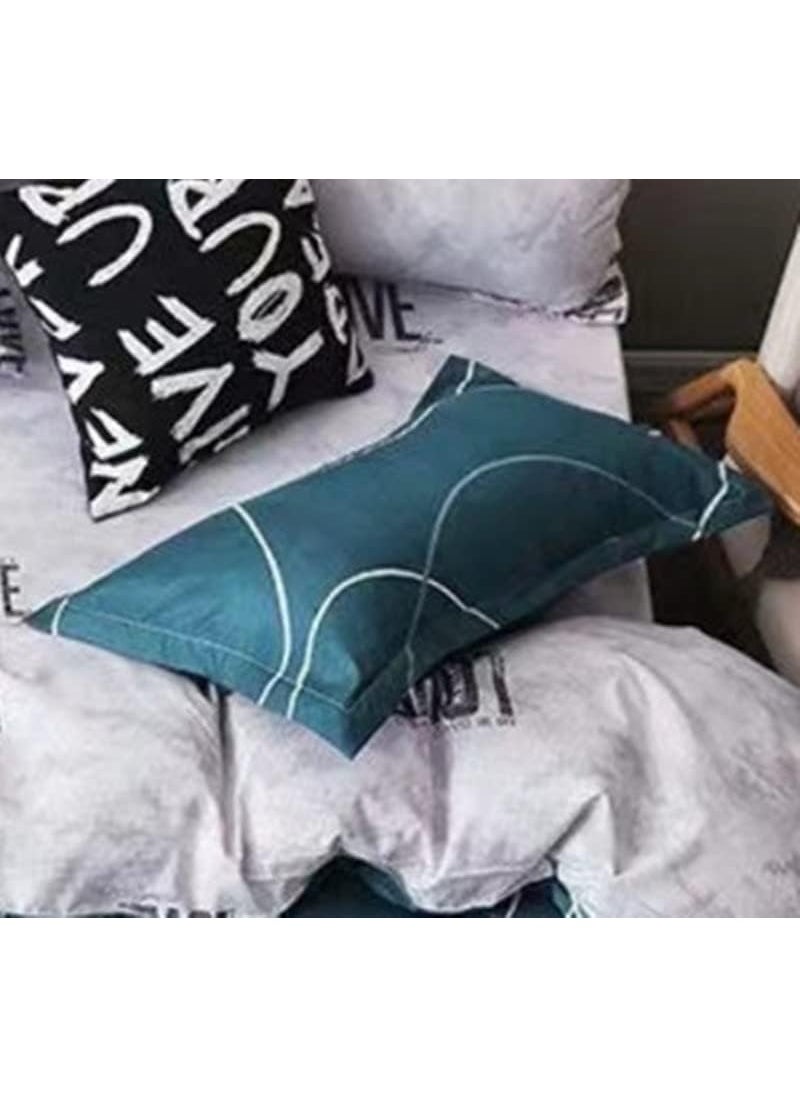 AL RAID Super King Bedsheet Set - Complete 6-Piece Bedding Set with Duvet Cover, Fitted Sheet, and 4 Pillowcases - Luxury Microfiber Fabric with Deep Pockets for Secure Fit and Year-Round Comfort  - Image 3