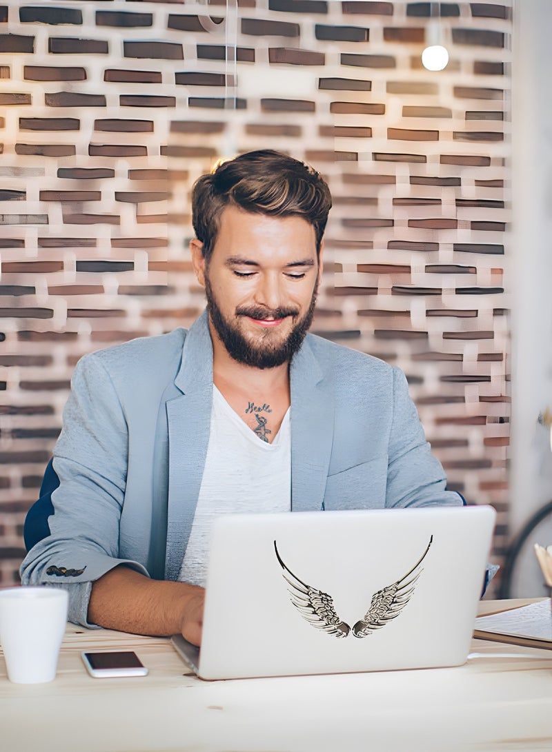 GROIC 1Pair 3D Metal Wing Emblem Car Sticker Car Badge Decal,3D Dimensional Car Logo Sticker,Flying Wings Zinc Alloy Emblems for Automotive,Car Decoration - Image 4