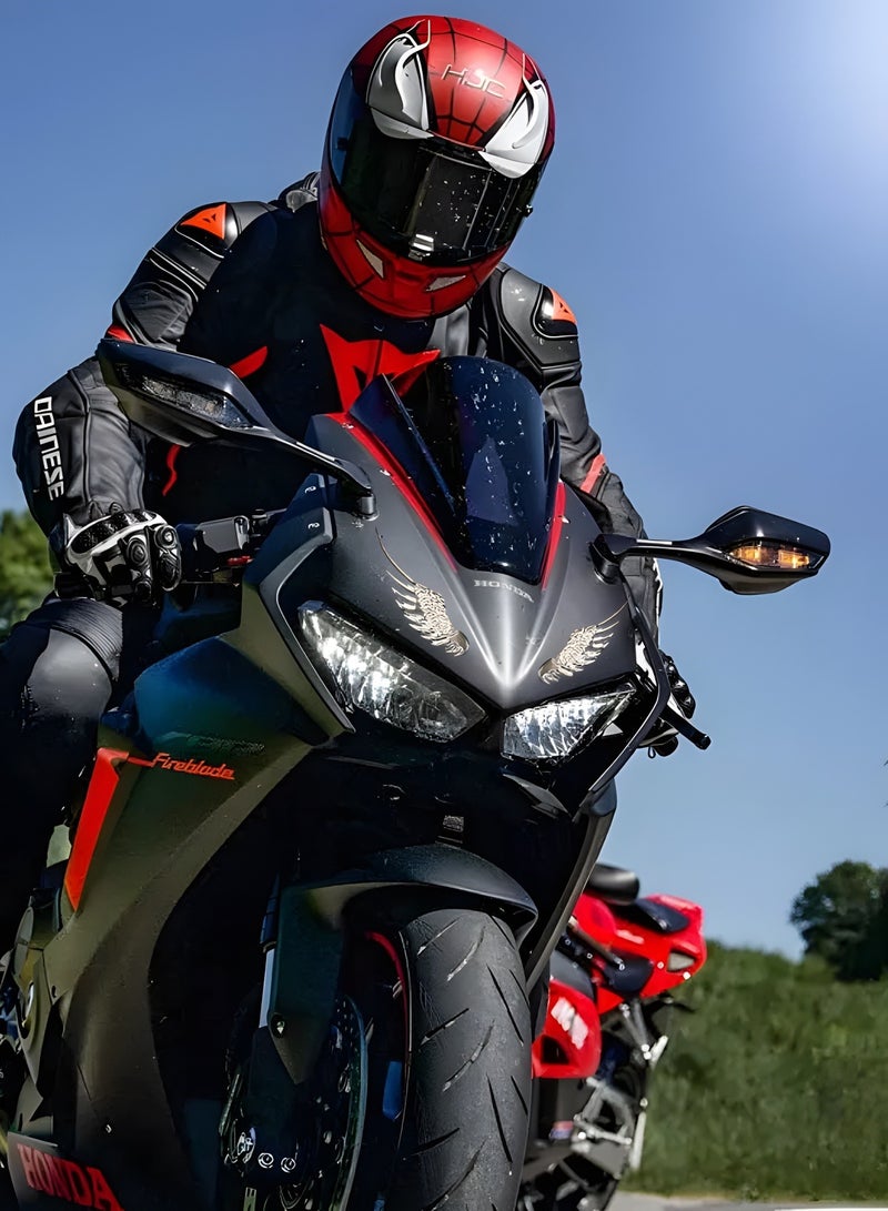 GROIC 1Pair 3D Metal Wing Emblem Car Sticker Car Badge Decal,3D Dimensional Car Logo Sticker,Flying Wings Zinc Alloy Emblems for Automotive,Car Decoration - Image 5