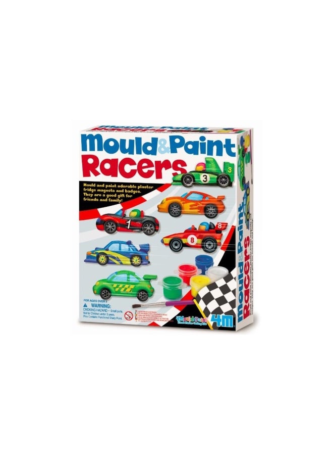 4m Mould & Paint Racers Craft Kit  - Image 2