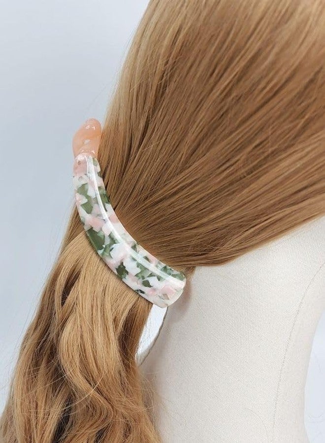 Plenteous مجموعة كبيرة من مشابك شعر الموز للشعر الكثيف والناعم، مشابك كبيرة لتثبيت ذيل الحصان على شكل موزة، مشط لتثبيت الشعر الطويل، مشابك لتصفيف الشعر (3 قطع من مشابك الموز الكبيرة). - Image 2