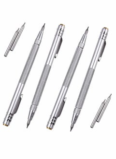 Y&D Tungsten Carbide Scriber with Magnet, 4 Pcs Marking Tools Extra Replacement Tip  - Image 1