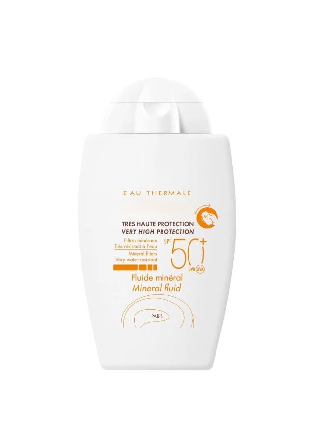 A lightweight mineral fluid offering very high SPF50+ protection against UVA & UVB rays. Mineral filters, very water-resistant. Ideal for sensitive skin.
