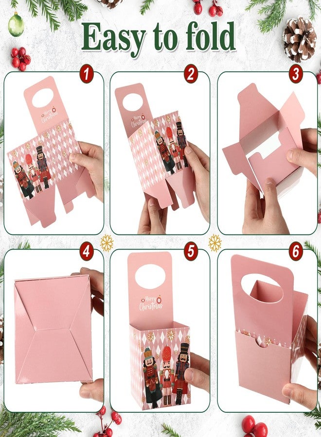 Potchen 24 Set Christmas Novelty Gift Card Holders Cupholders with Disposable Clear Plastic Cups 6 Style for Holiday Gifts Wrapping Xmas Party Favors Supplies - Image 3